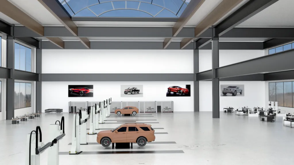 Ford Car Design Studio Rendering - TARUS